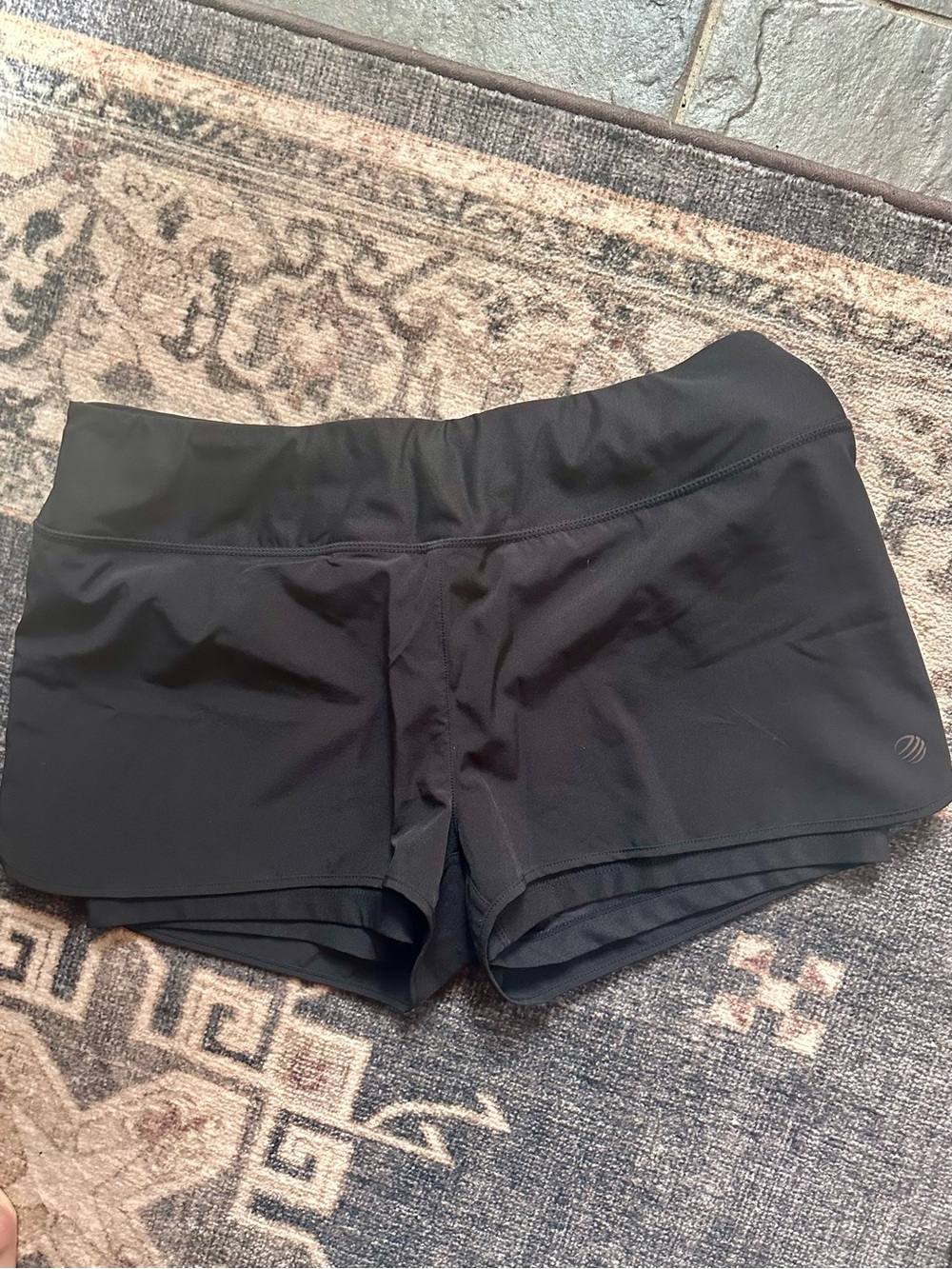 MPG Black Women's Athletic Shorts with Wide Waistband